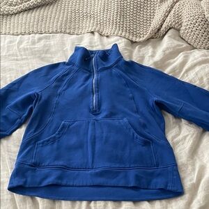 lululemon athletica Blue Half-Zip Sweatshirt
